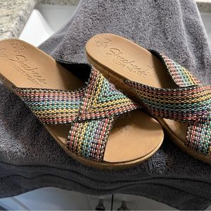 Skechers multi colored sandals